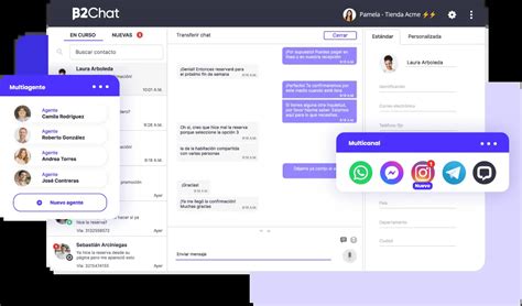 B2Chat Plataforma Multiagente y Multicanal .